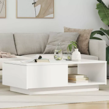  vidaXL Dohányzóasztal fiókkal tárolóval Fehér 95 x 55 x 31 cm Faanyag bútor