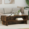  vidaXL Dohányzóasztal Füstölt tölgy 100 x 46 x 35 cm Faanyag