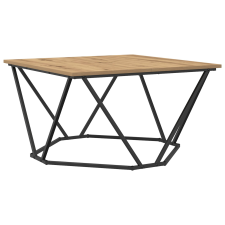vidaXL dohányzóasztal Mesteri tölgy 80x80x45 cm Mérnöki fa (868278) bútor