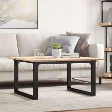 vidaXL Dohányzóasztal - Tömör Fenyőfa - 80x80 cm bútor