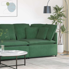 vidaXL dzsungel zöld moduláris kanapé sarokmodul párnákkal 100 cm bútor