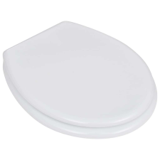 vidaXL Egyszerű tervezésű fehér mdf wc-ülőke takarító és háztartási eszköz