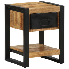 vidaXL Éjjeli szekrény 35x34x45 cm tömör durva fa mangó (4013567) bútor