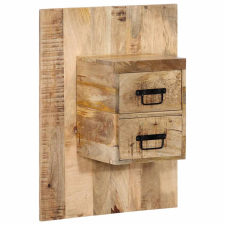 vidaXL Éjjeli szekrény 60x32x80 cm tömör durva fa mangó bútor