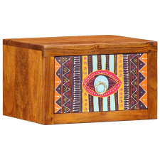 vidaXL Éjjeli szekrények 2 db 35x30x22 cm Tömör akácfából bútor