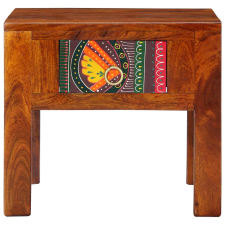 vidaXL éjjeliszekrény 2 db 40x40x36 cm tömör fa akácfa (4016488) bútor