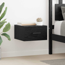 vidaXL Éjjeliszekrény 2 pcs Musta tammi 35 x 35 x 20 cm Faanyag bútor
