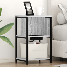 vidaXL Éjjeliszekrény 2 pcs Szürke sonoma 38 x 31 x 61 cm Faanyag bútor