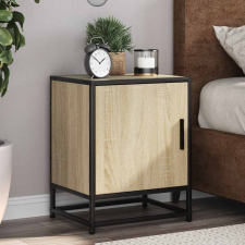 vidaXL éjjeliszekrény Sonoma tölgy 40x31x50 cm Gépi fa és fém bútor