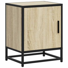 vidaXL éjjeliszekrény Sonoma tölgy 40x31x50 cm Gépi fa és fém (848711) bútor