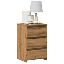 vidaXL éjjeliszekrények 2 db Artisan tölgy 40x35x62,5 cm műfa bútor