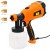 vidaXL Elektromos festékszóró pisztoly 3 szórófejjel 500 W 800 ml