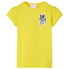 vidaXL Élénk sárga gyerekpóló 104 gyerek póló