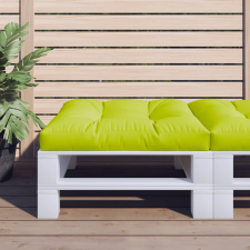vidaXL Élénkzöld szövet raklappárna 70 x 70 x 12 cm lakástextília