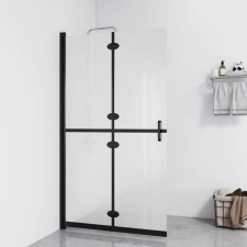 vidaXL ESG tejüveg összecsukható zuhanyfal 90 x 190 cm kád, zuhanykabin