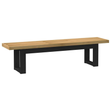 vidaXL étkezőpad NOAIN U alakú lábak 180x40x45 cm tömörfa fenyőfa bútor