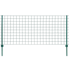 vidaXL Euro Fence zöld acélkerítés 20 x 0,8 m (142814) építőanyag