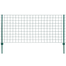 vidaXL Euro Fence zöld acélkerítés 20 x 1,2 m építőanyag