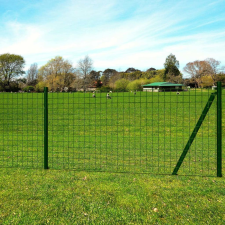 vidaXL Euro Fence zöld acélkerítés 25 x 1,2 m kerti dekoráció