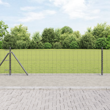 vidaXL Euro Kerítés 13 Flancos Oszloppal 0.4x50 m Galvanizált Acél építőanyag