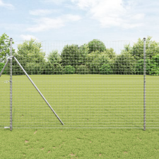 vidaXL Euro Kerítés 1,6x10 m Galvanizált Acél építőanyag