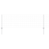 vidaXL Euro Kerítés 5 U Oszloppal Ezüst 0,6x10 m Acél (3336177)