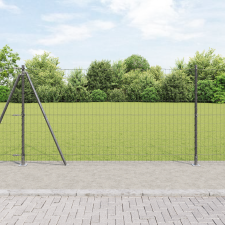 vidaXL Euro Kerítés 7 Flancos Oszloppal 1.2x10 m Galvanizált Acél építőanyag