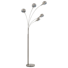 vidaXL ezüst állólámpa 200 cm 5 db E14 típusú foglalattal (282417) világítás