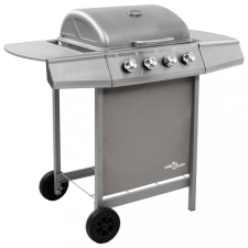 vidaXL ezüst gáz grillsütő 4 égővel grillsütő