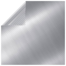 vidaXL ezüst négyszögletes polietilén medencetakaró 1000 x 600 cm medence kiegészítő