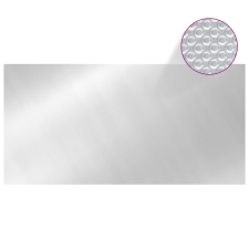 vidaXL ezüst polietilén medencetakaró 549 x 274 cm (93095) medence kiegészítő