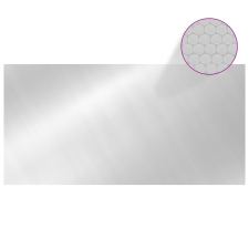vidaXL ezüst polietilén medencetakaró 975 x 488 cm (93100) medence kiegészítő