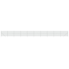 vidaXL ezüstszínű drótkerítés cövekekkel 1,4 x 25 m (154027) építőanyag