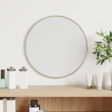 vidaXL ezüstszínű falitükör Ø 30 cm Kerek bútor