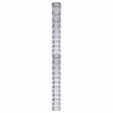vidaXL ezüstszínű horganyzott acél kerti kerítés 50 x 1,25 m (149504) kerti bútor