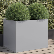 vidaXL ezüstszínű horganyzott acél növénytartó 62x47x46 cm kerti tárolás