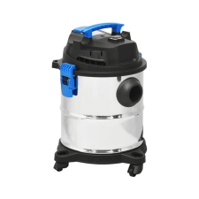 vidaXL ezüstszínű száraz-nedves porszívó 1200 W 20 L porszívó