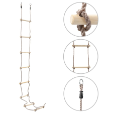 vidaXL fa kötéllétra gyerekeknek 290 cm hinta