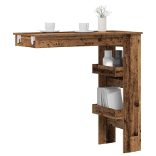 vidaXL fali bárasztal Régi fa 102x45x103,5 cm Gépi fa bútor