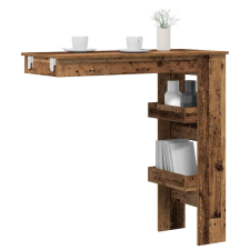 vidaXL fali bárasztal Régi fa 102x45x103,5 cm Gépi fa bútor