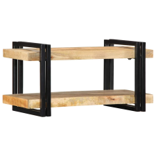 vidaXL fali polc 70x33x35 cm tömör nyersfa Mango bútor