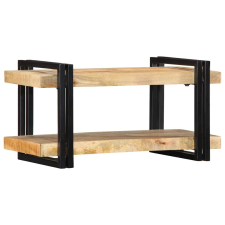 vidaXL fali polc 70x33x35 cm tömör nyersfa Mango bútor