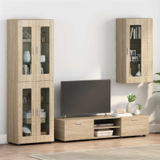 vidaXL Fali szekrény polcokkal sonoma tölgy 55 x 29 x 100 cm Faanyag bútor