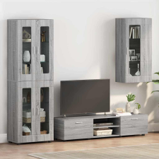 vidaXL Fali szekrény polcokkal Szürke sonoma 55 x 29 x 100 cm Faanyag bútor