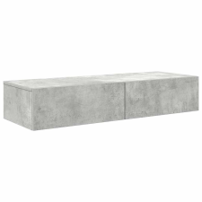 vidaXL Falipolc fiókokkal betonszürke 100x36x19 cm műszaki fa (859989) bútor
