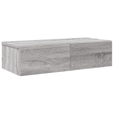 vidaXL Falipolc fiókokkal szürke sonoma 60x26,5x15 cm műszaki fa (859973) bútor