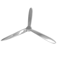 vidaXL Falra rögzíthető propeller dekoráció alumínium ezüst 70 cm dekoráció