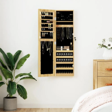 vidaXL falra szerelhető tükrös ékszerszekrény 30x8,5x106 cm bútor