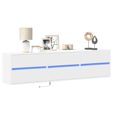vidaXL Falra Szerelhető TV Szekrény - Fehér - 180cm bútor