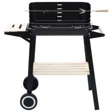 vidaXL faszenes grillezőállvány kerekekkel (45367) grillsütő